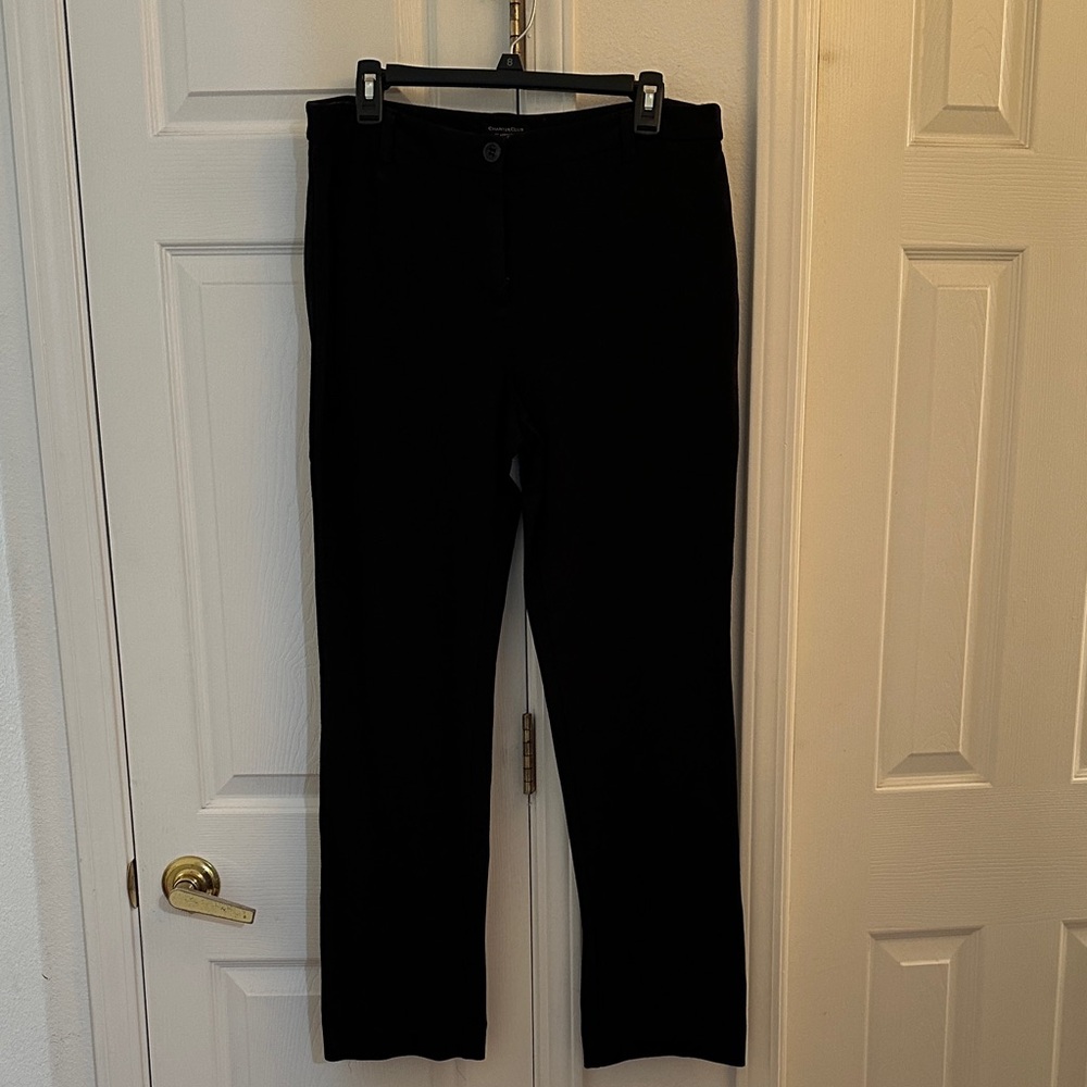 Charter Club Classic Fit Black Pants size 10
